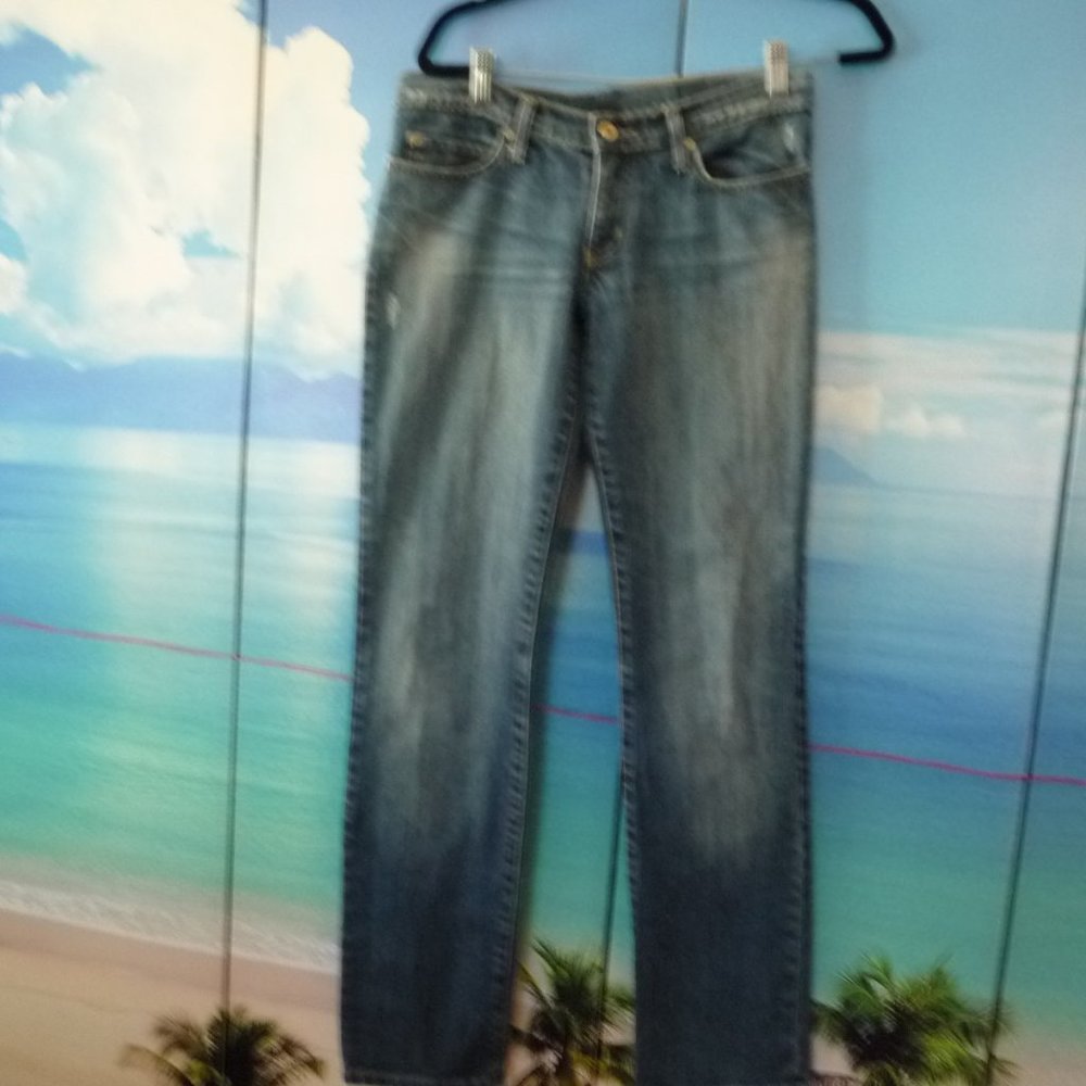 NOBODY JEANS SIZE 28 STRAIGHT MADE IN AUSTRALIA STRETCH NW